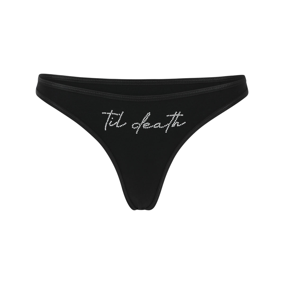 "Til Death" Thong – d.bleu.dazzled