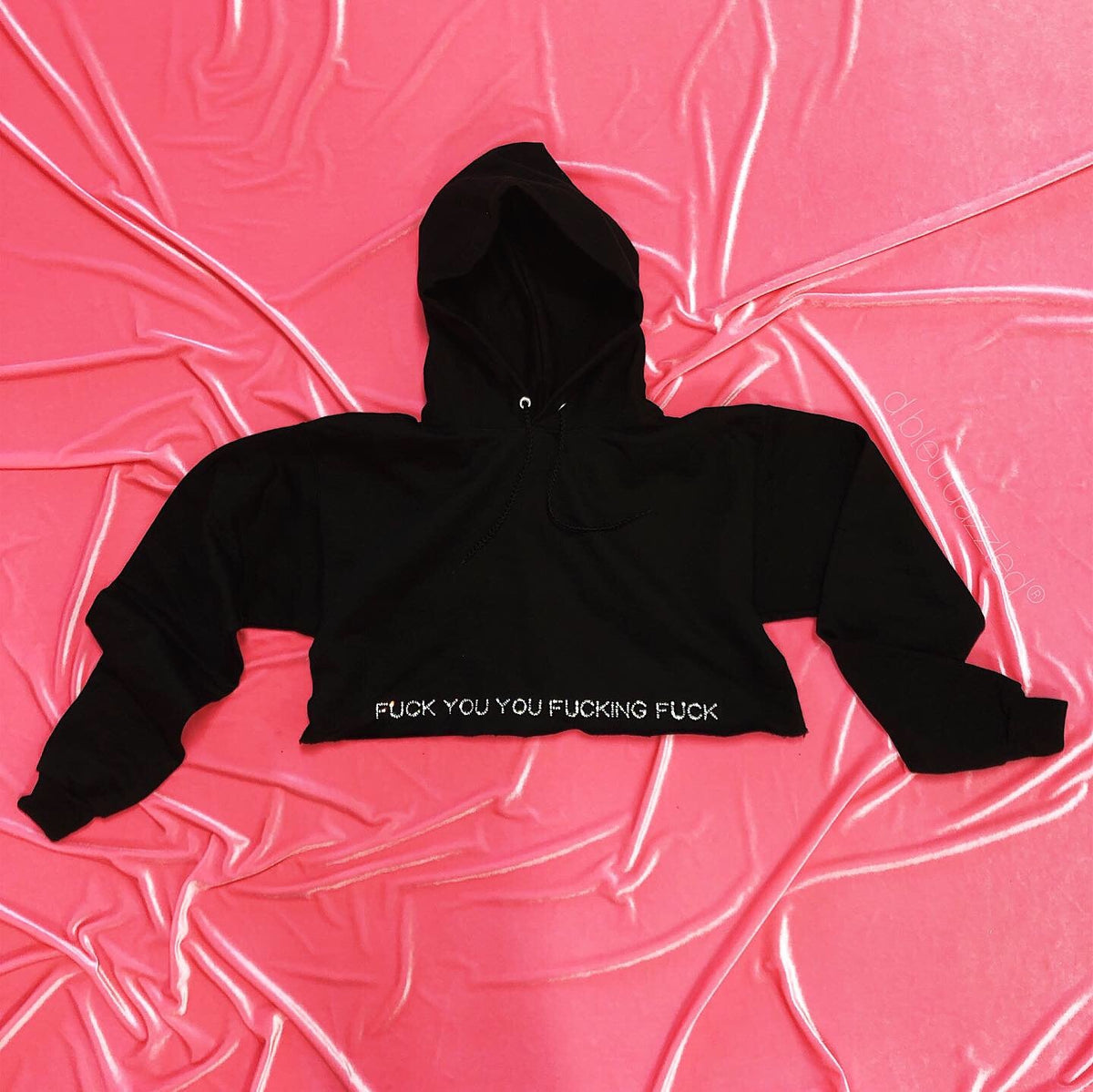 Fuck You | Crop Hoodie – d.bleu.dazzled