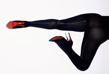 Load image into Gallery viewer, "Yes, Please" Crystal Tights | Backseam