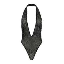 Load image into Gallery viewer, "Milkyway" Black Mesh Bodysuit