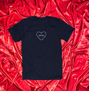MOM heart t-shirt | Large Heart