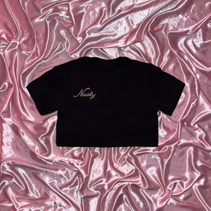 Nasty [Script] Crop T-Shirt