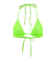 Load image into Gallery viewer, Neon Green Triangle Bikini Top | Undazzled | DISCONTINUED