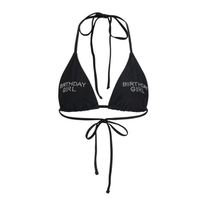 "BIRTHDAY GIRL" Triangle Bikini Top