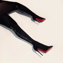 Load image into Gallery viewer, &quot;FUCK YOU YOU FUCKING FUCK&quot; Tights | Backseam