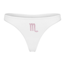Load image into Gallery viewer, "Star Sign" White Thong
