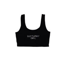 Load image into Gallery viewer, &quot;BIRTHDAY GIRL&quot; Crop Tank | DISCONTINUED