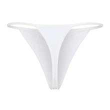 Load image into Gallery viewer, &quot;BIRTHDAY SEX&quot; String Thong | White