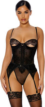 Load image into Gallery viewer, Lace x Micro-Mesh Garter | Undazzled | DISCONTINUED