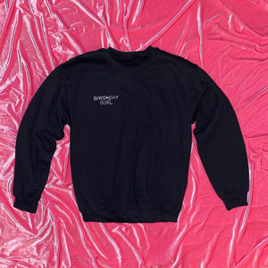 "BIRTHDAY GIRL" Crewneck | Pocket Placement
