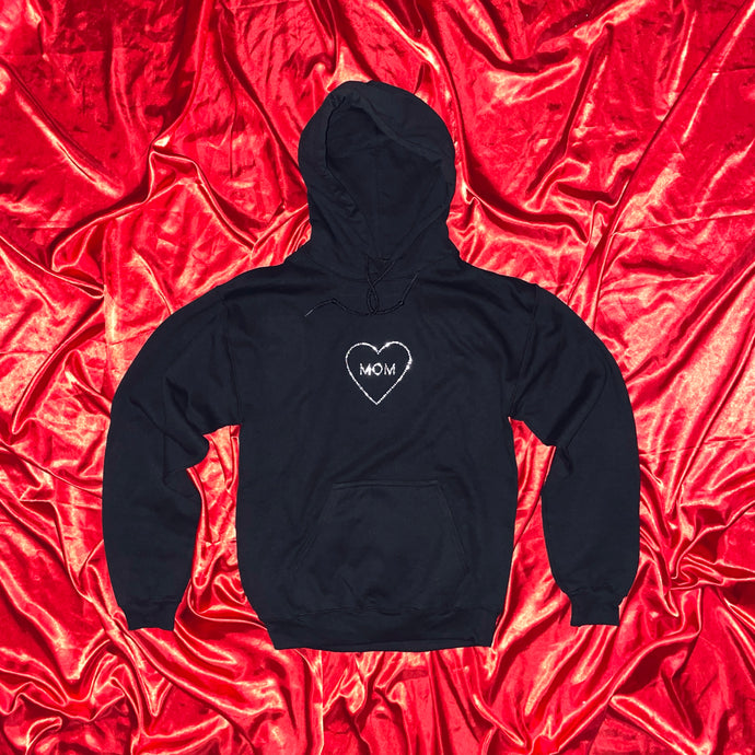 MOM heart hoodie | Large Heart
