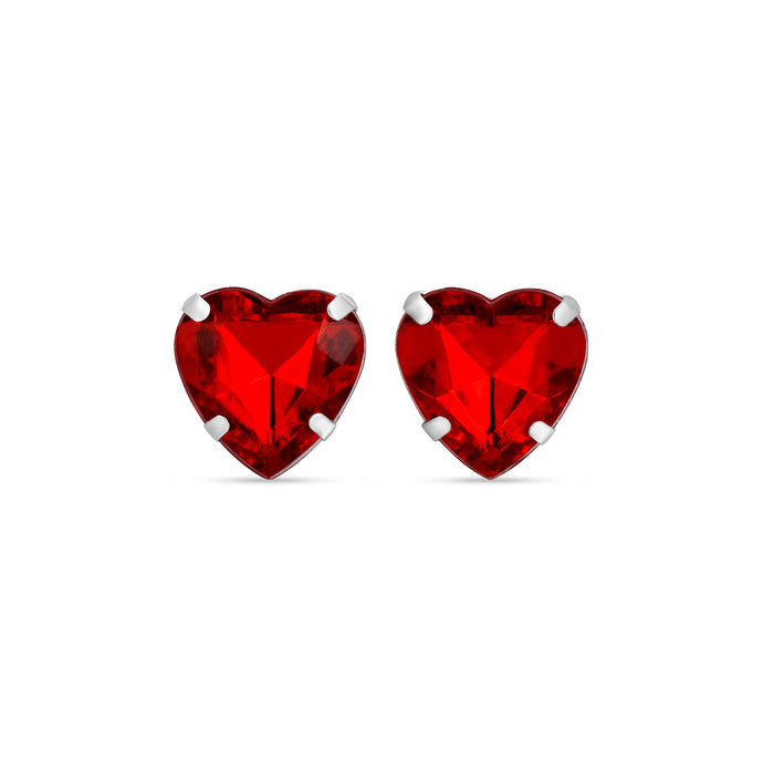 Bleu Valentine | Heart Studs