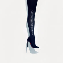 Load image into Gallery viewer, &quot;FUCK YOU YOU FUCKING FUCK&quot; Tights | Ankle