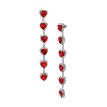 Load image into Gallery viewer, Bleu Valentine | Heart Dangles