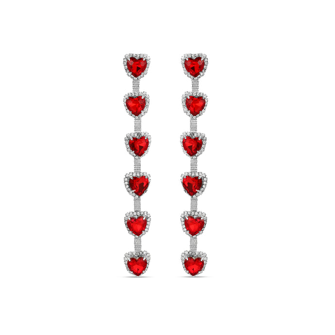 Bleu Valentine | Heart Dangles