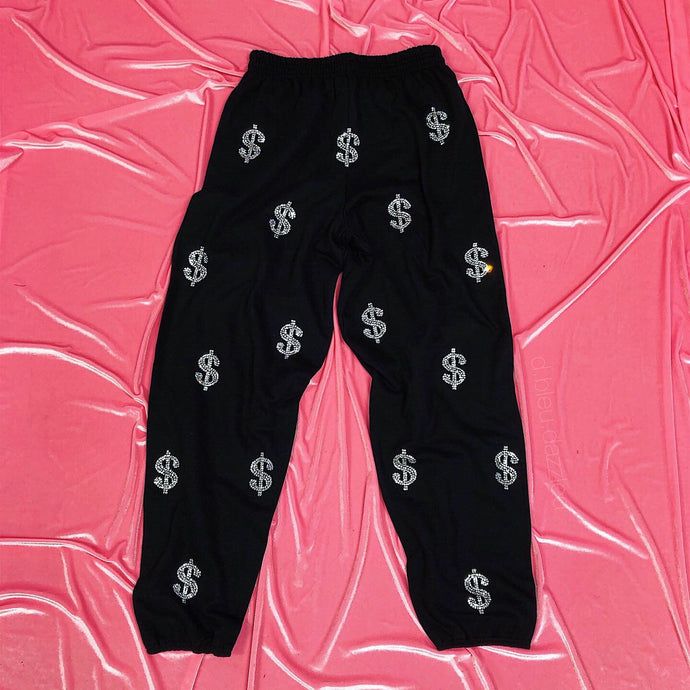 $ | Sweatpants | Full Coverage | Black