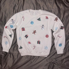Load image into Gallery viewer, Crystal Christmas Crewneck | Full Coverage