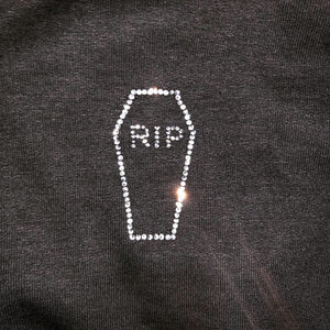 "Im So Dead" Crystal Casket Sweatpants