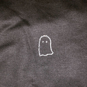 "Ghosted" Crystal Ghost Crewneck