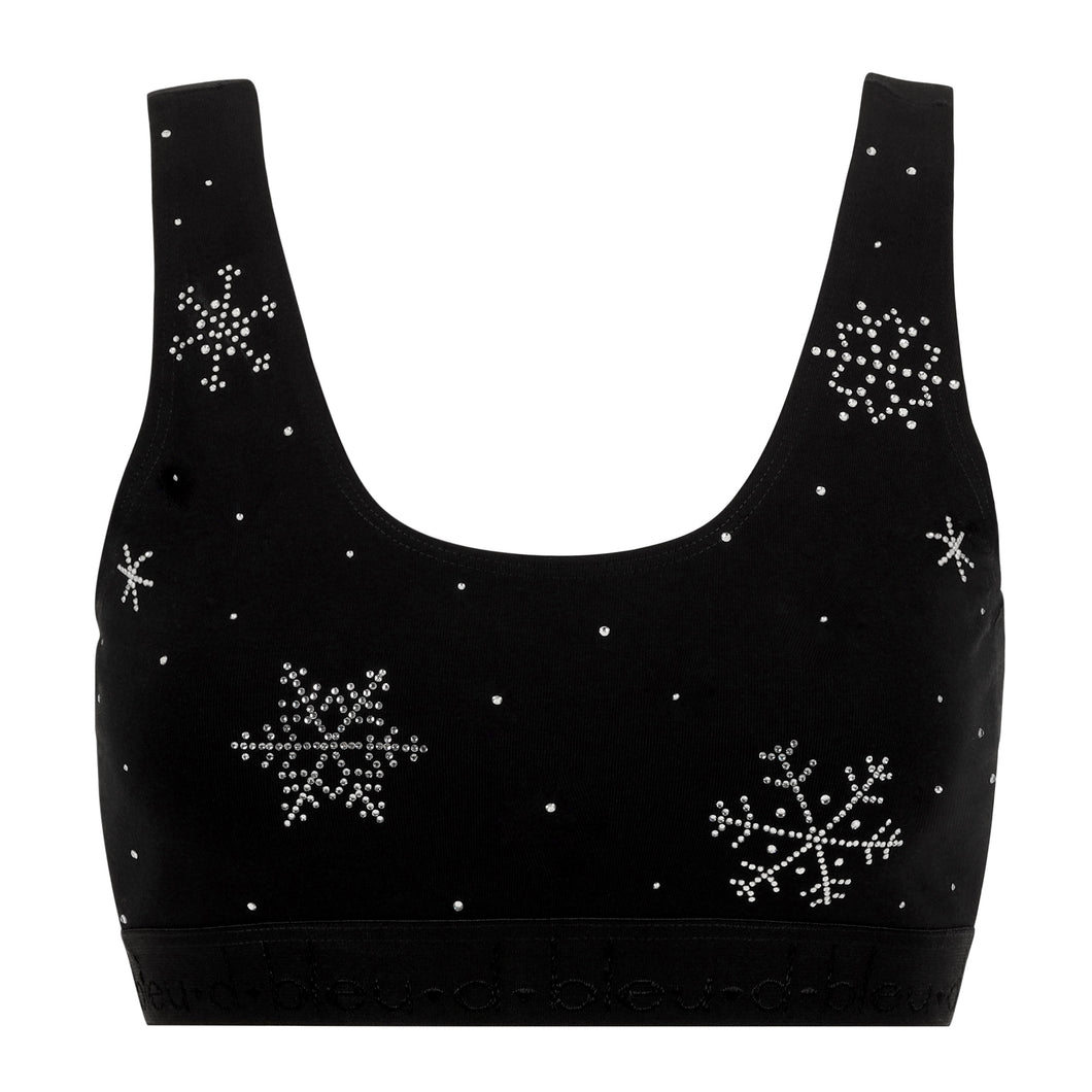 Crystal Snowflake | Sports Bra