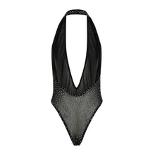 Load image into Gallery viewer, &quot;Milkyway&quot; Black Mesh Bodysuit