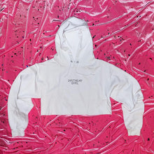 Load image into Gallery viewer, &quot;BIRTHDAY GIRL&quot; Crystal Confetti Crop Hoodie
