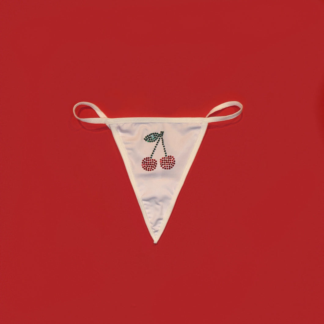 Crystal Cherry Thong