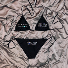 Load image into Gallery viewer, “KEEP YOUR DISTANCE” Bikini Bottoms