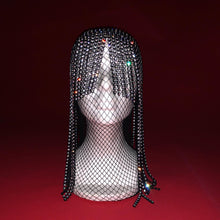 Load image into Gallery viewer, &quot;Celestial&quot; Crystal Fringe Headpiece | 12&quot;