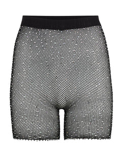 "Midnight Sky" | Fishnet Biker Shorts