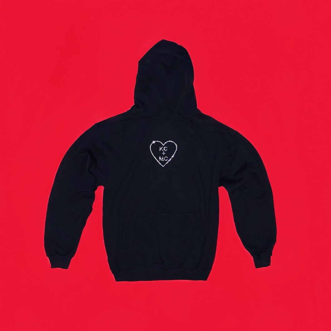 bleu valentine CUST♡M hoodie | Large Heart