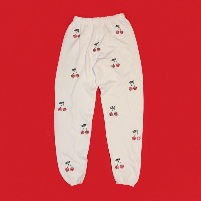 Crystal Cherry Sweatpants Full Coverage