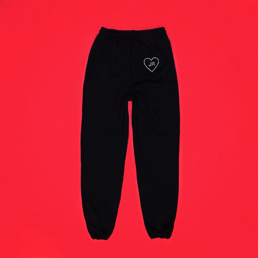 bleu valentine CUST♡M Sweatpants | Small Heart