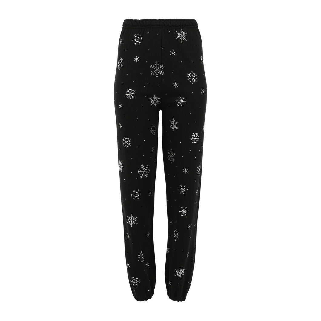 Crystal Snowflake Sweatpants