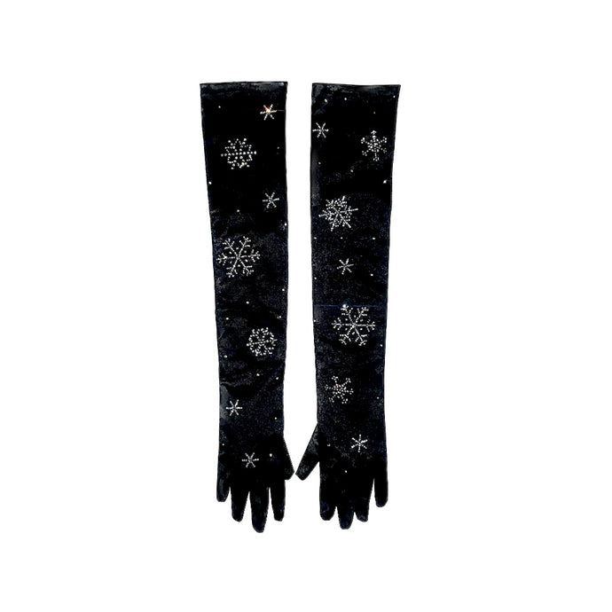 Crystal Snowflake Gloves