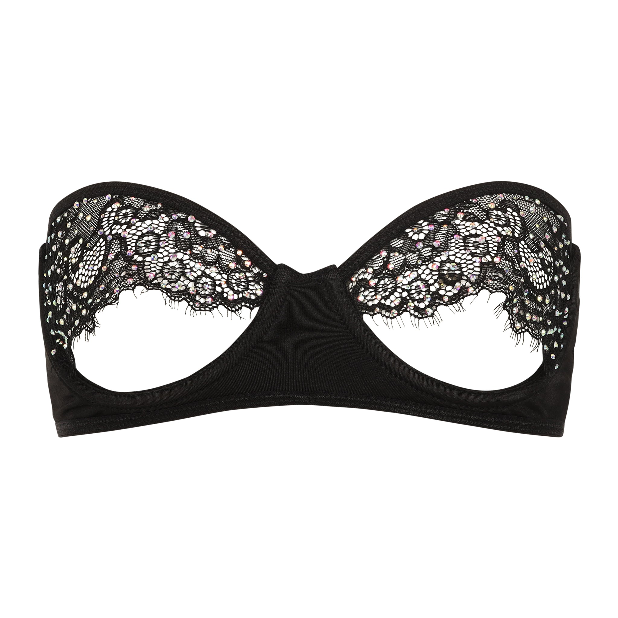 Cupless shop strapless bra
