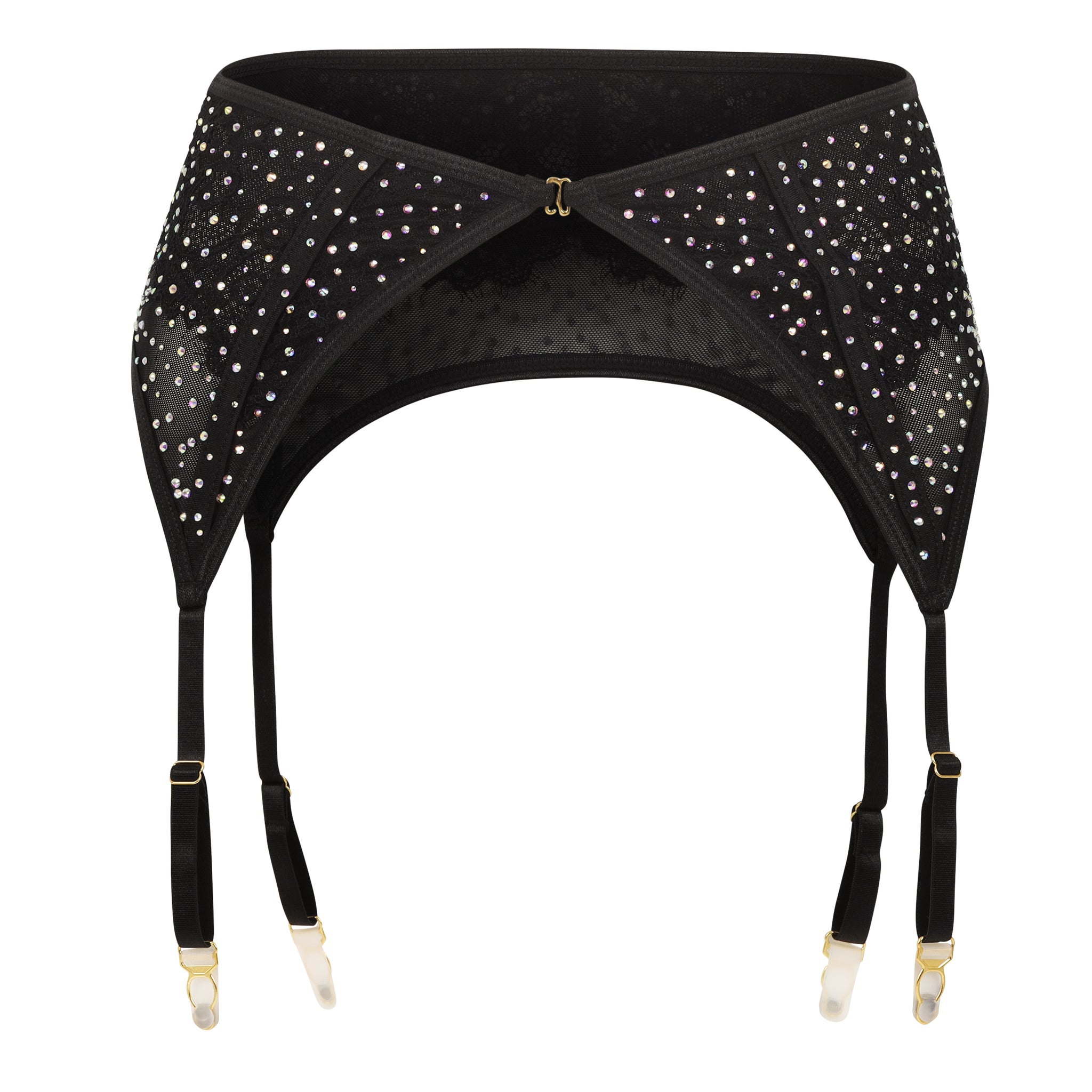 Lace x Micro-Mesh Garter d.bleu.dazzled Lace x Micro-Mesh Garter d.bleu.dazzled